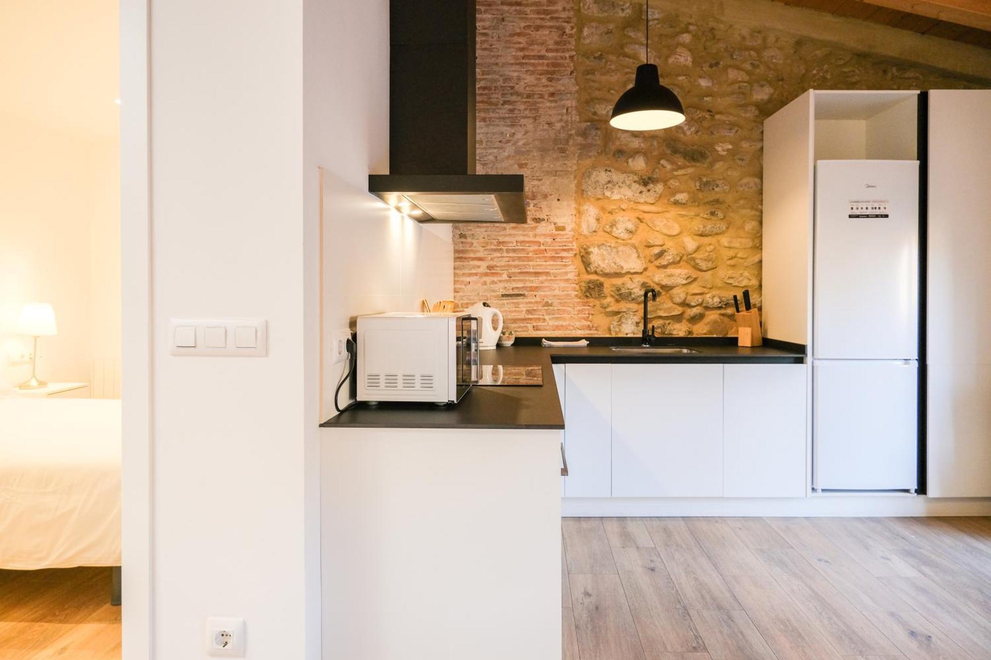Ganganell Atic Apartamento Con Terraza En Besalu Besalú Exterior foto